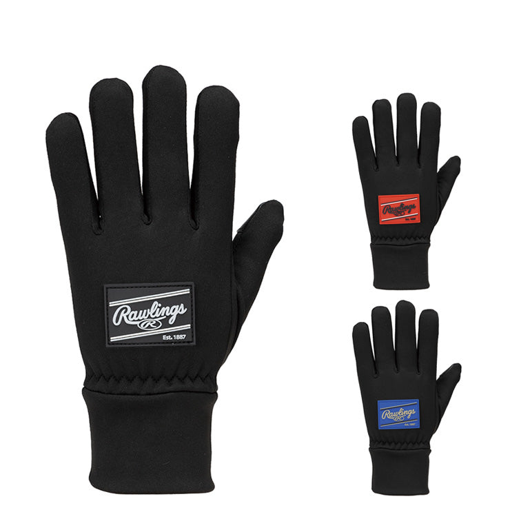 【2025モデル】ローリングス フリースグローブ フリース手袋 裏起毛 スマホ対応 防寒 冬用 メンズ ユニセックス EAC15F06 大人 一般 手袋 あったかい 暖かい 温かい てぶくろ ランニング ジョギング トレーニング ウォーミングアップ 野球 通勤 通学 rawlings