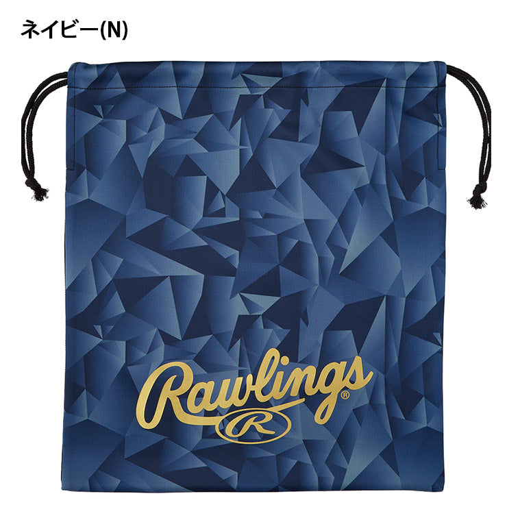 【2026モデル】ローリングス 野球 グラブ袋 グローブ袋 トライアングルG EAC16S03 巾着袋 シューズ袋 マルチ袋 グラブアクセサリー rawlings