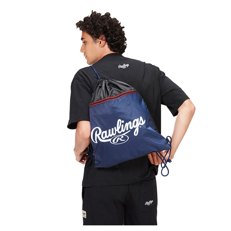 ローリングス 野球 ランドリーナップ ナップサック ジムサック EBP15S10 バックパック リュックサック デイパック 野球バッグ 巾着袋 サブバッグ エコバッグ ランドリーバッグ 部活 ジム rawlings