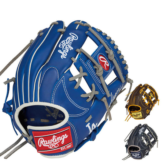 【2025モデル】ローリングス 少年軟式 グローブ グラブ オールラウンド用 右投げ用 サイズL ハイパーテック MLB TEAM ドジャース ヤンキース パドレス 少年野球 GJ5HTMN6L こども 子ども 小学生 学童野球 軟式グローブ 軟式グラブ かっこいい カラフル rawlings