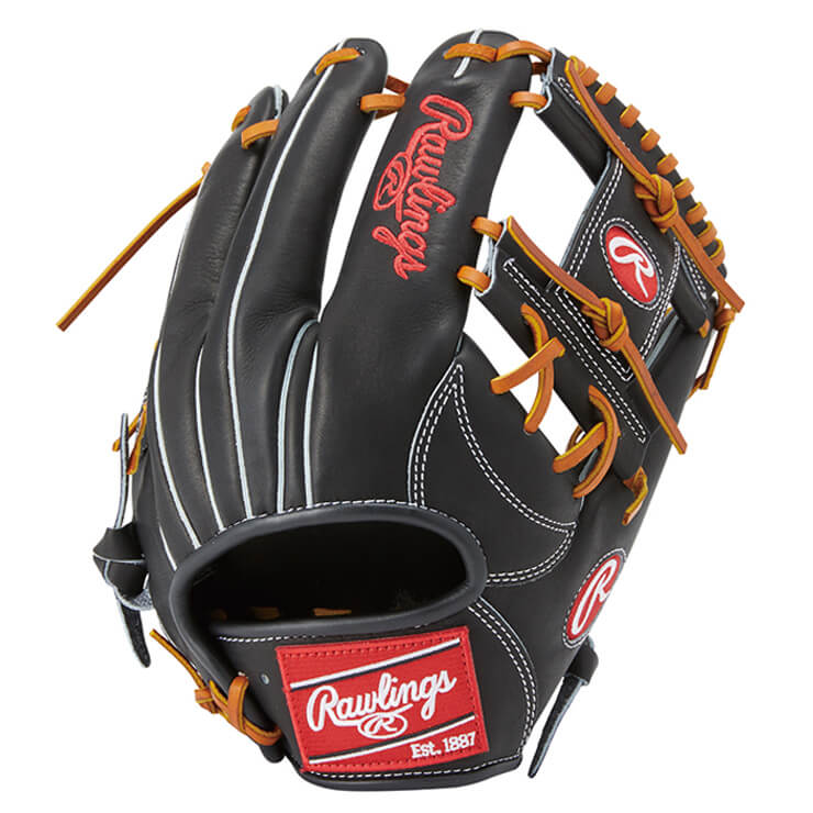 【2024モデル】ローリングス 軟式 グローブ グラブ 内野手用 HOH THE RAWLINGS 右投げ用 ブラック GR4HRN62 内野用  一般軟式 軟式グローブ 軟式グラブ 右利き用 大人 一般 草野球 かっこいい rawlings あす楽