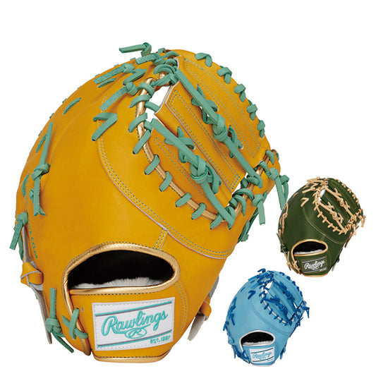 【2025モデル】ローリングス 軟式 ファーストミット HOH プロエクセル カラーパレット 右投げ用 一般 GR5FHECM53 カラーグラブ 一塁手用 一般軟式 軟式グローブ 軟式グラブ 大人 一般 草野球 rawlings