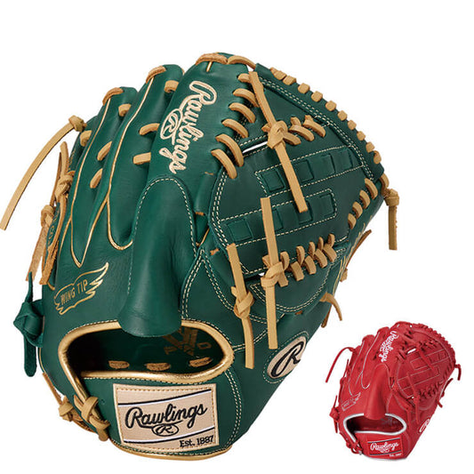 【2025モデル】ローリングス 軟式 グローブ グラブ 投手用 ハイパーテック カラーズ シンク 右投げ用 GR5FHTCA15W ピッチャー用 一般軟式 軟式グローブ 軟式グラブ 右利き用 大人 一般 草野球 かっこいい カラフル rawlings