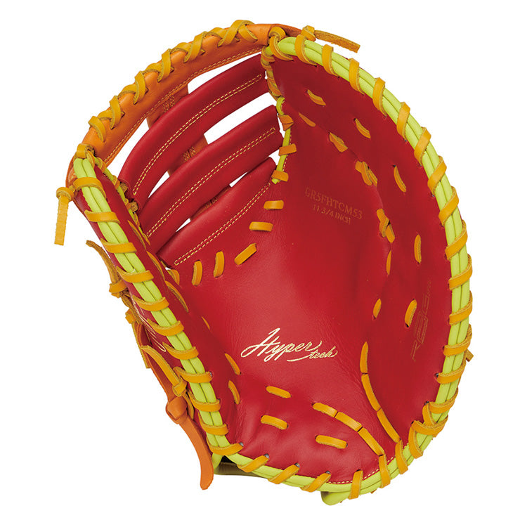 【2025モデル】ローリングス 軟式 ファーストミット ハイパーテック カラーズ シンク 右投げ用 左投げ用 GR5FHTCM53 一塁手用 一般軟式 軟式グローブ 軟式グラブ 右利き用 大人 一般 草野球 かっこいい カラフル rawlings