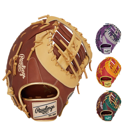 【2025モデル】ローリングス 軟式 ファーストミット ハイパーテック カラーズ シンク 右投げ用 左投げ用 GR5FHTCM53 一塁手用 一般軟式 軟式グローブ 軟式グラブ 右利き用 大人 一般 草野球 かっこいい カラフル rawlings