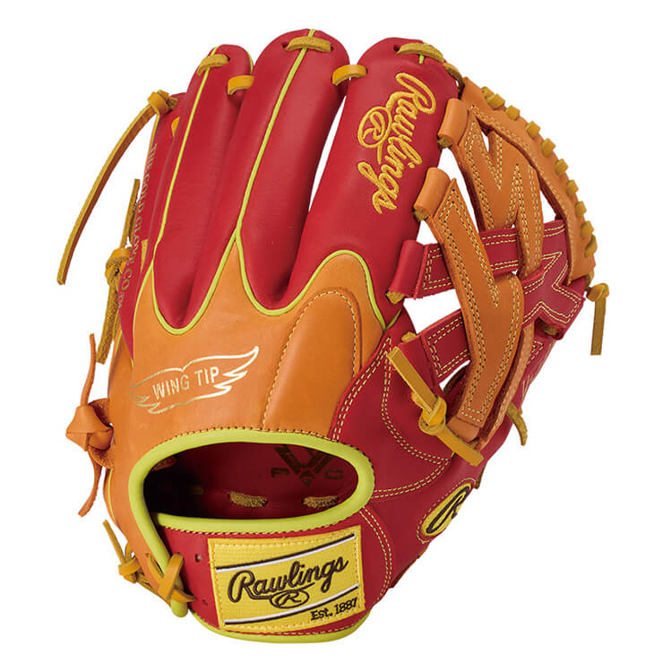 【2025モデル】ローリングス 軟式 グローブ グラブ オールラウンド用 ハイパーテック カラーズ シンク 右投げ用 GR5FHTCN55W 内野手用 外野手用 一般軟式 軟式グローブ 軟式グラブ 右利き用 大人 一般 草野球 かっこいい カラフル rawlings