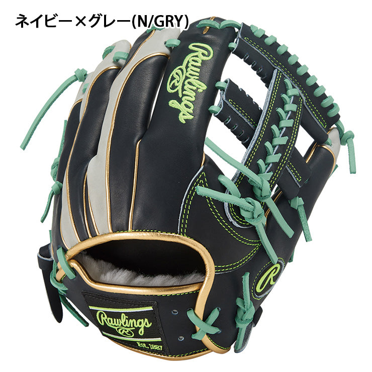 【2025モデル】ローリングス 軟式 グローブ グラブ 内野手用 HOH プロエクセル ウィザード カラーズ #02 右投げ用 GR5FHW2CCK4MG RGGC店限定 内野用 一般軟式 軟式グローブ 軟式グラブ 右利き用 大人 一般 草野球 rawlings