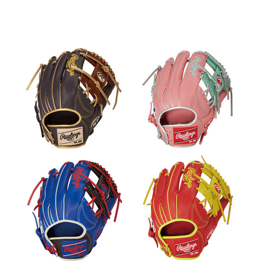 【2025モデル】ローリングス 軟式 グローブ グラブ 内野手用 右投げ用 HOH MLB カラー シンク GR5HM934FS 一般軟式 軟式グローブ 軟式グラブ 大人 一般 軟式野球 草野球 メジャーリーグ かっこいい rawlings