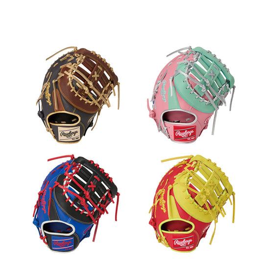 【2025モデル】ローリングス 軟式 ファーストミット 右投げ用 HOH MLB カラー シンク GR5HMM53 一塁手用 一般軟式 軟式グローブ 軟式グラブ 軟式ミット 大人 一般 軟式野球 草野球 メジャーリーグ かっこいい rawlings