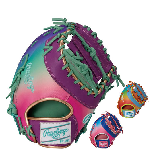 【2026モデル】ローリングス 限定 軟式 ファーストミット HOH UV GRAPHIC 右投げ用 左投げ用 GR6HUVM535 一塁手用 グラデーション 派手 カラーグラブ RGGC店限定 一般軟式 中学軟式 軟式グローブ 軟式グラブ 軟式ミット 右利き用 左利き用 大人 一般 草野球 rawlings