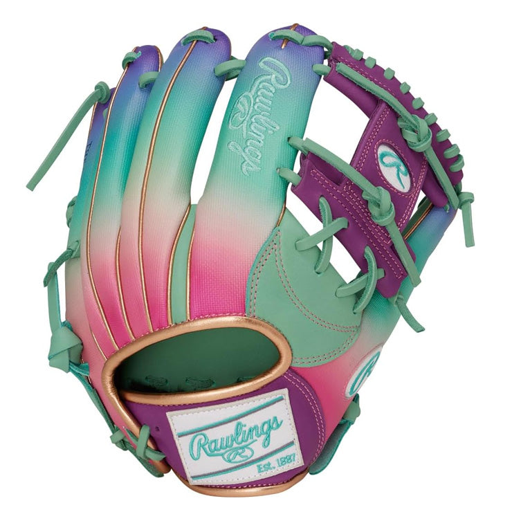 【2026モデル】ローリングス 限定 軟式 グローブ グラブ 内野手用 HOH UV GRAPHIC 右投げ用 GR6HUVN62 グラデーション 派手 カラーグラブ RGGC店限定 内野用 一般軟式 中学軟式 軟式グローブ 軟式グラブ 右利き用 大人 一般 草野球 rawlings