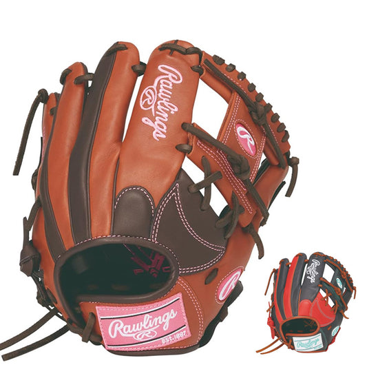 【2026モデル】ローリングス 女子ソフトボール グローブ グラブ 内野手用 HOH DP COLORS レディースフィット 右投げ用 GS6HDR34 内野用 ソフト用 ソフトボール用 12号ボール ウィメンズ 女性 女の子 女子ソフト rawlings