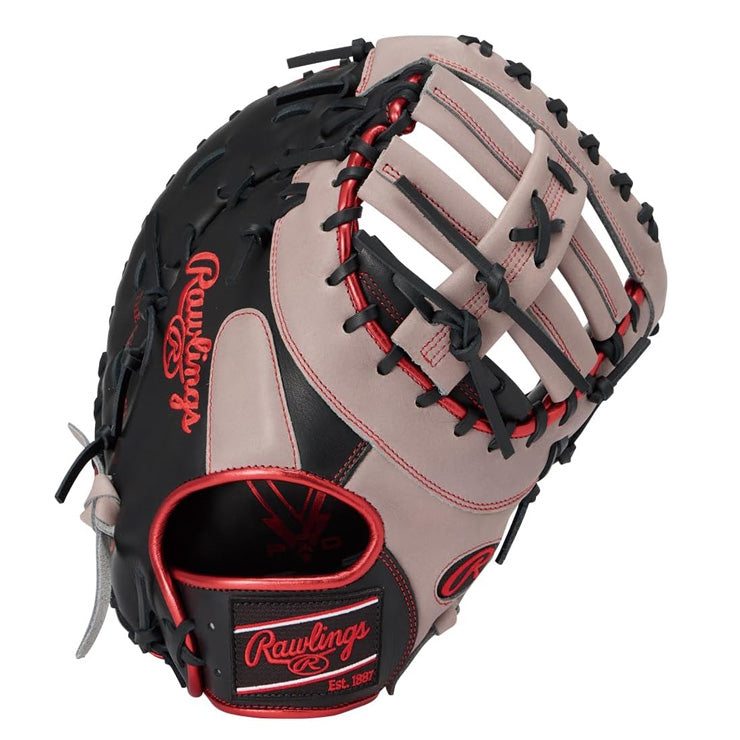 【2026モデル】ローリングス ソフトボール ファーストミット 兼 キャッチャーミット 右投げ用 ハイパーテック カラーズ GS6HTC3ACD 一塁手 捕手 12号ボール 12号ソフト ソフト用 ソフトボール用 グローブ グラブ 大人 一般 男子ソフト かっこいい カラフル rawlings