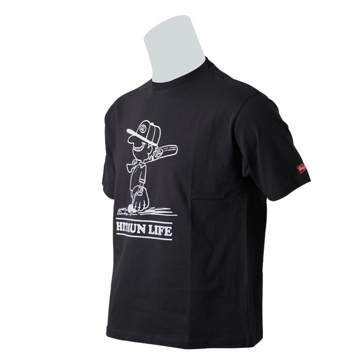 【2026モデル】ローリングス Tシャツ 半袖 BASEBALL BOY TEE FUN LINE メンズ ユニセックス R6S-013 春 夏 カジュアル タウンユース スポカジ スポーツウェア 半袖シャツ 野球ウェア rawlings