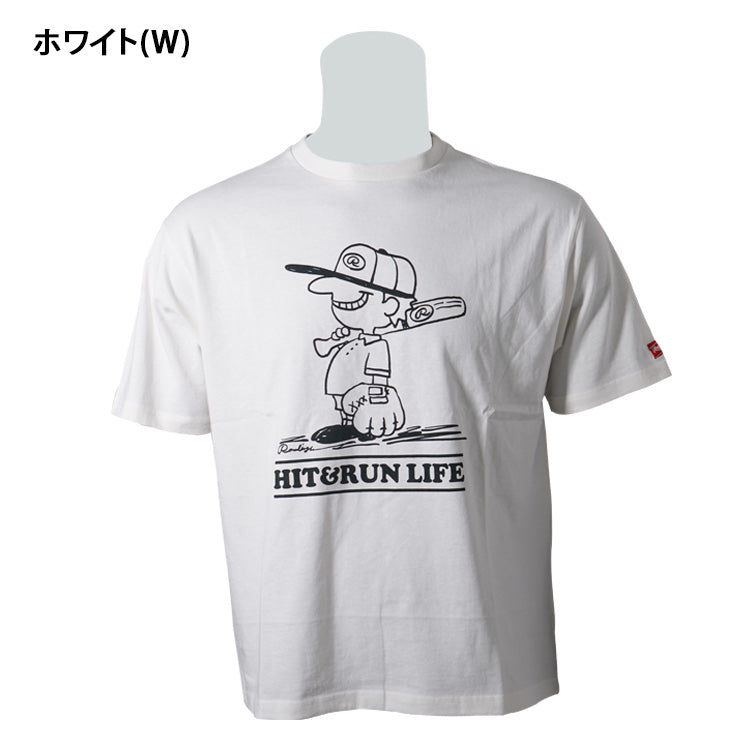【2026モデル】ローリングス Tシャツ 半袖 BASEBALL BOY TEE FUN LINE メンズ ユニセックス R6S-013 春 夏 カジュアル タウンユース スポカジ スポーツウェア 半袖シャツ 野球ウェア rawlings