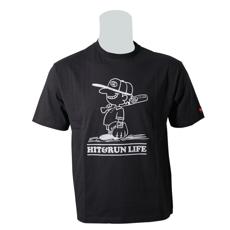 【2026モデル】ローリングス Tシャツ 半袖 BASEBALL BOY TEE FUN LINE メンズ ユニセックス R6S-013 春 夏 カジュアル タウンユース スポカジ スポーツウェア 半袖シャツ 野球ウェア rawlings