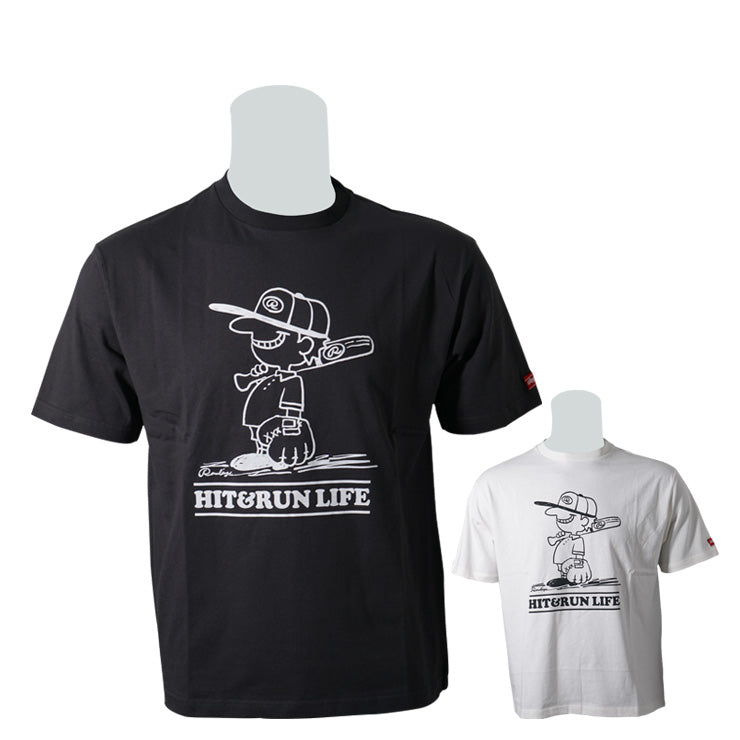 【2026モデル】ローリングス Tシャツ 半袖 BASEBALL BOY TEE FUN LINE メンズ ユニセックス R6S-013 春 夏 カジュアル タウンユース スポカジ スポーツウェア 半袖シャツ 野球ウェア rawlings