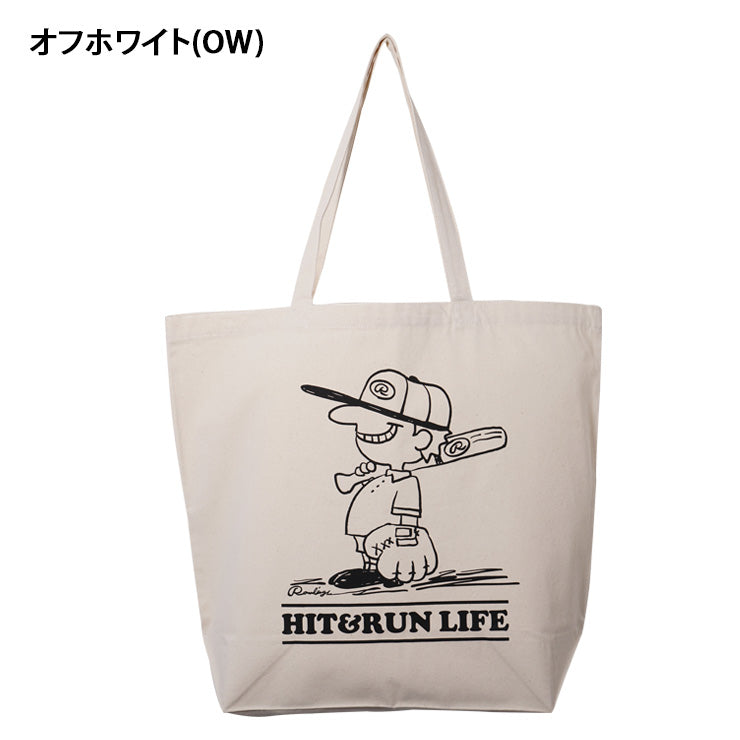 【2026モデル】ローリングス トートバッグ BASEBALL BOY TOTE FUN LINE R6S-017 エコバッグ ランドリーバッグ かばん 鞄 カバン 買い物 お出かけ rawlings