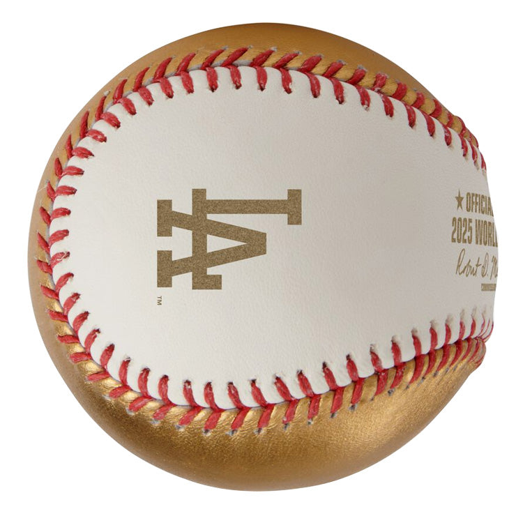【予約販売】ローリングス 2025 ワールドシリーズ ドジャース vs ブルージェイズ 対戦球 記念ボール ケース付き WSBB25 MLB メジャーリーグ 硬式球 記念球 記念グッズ MLB 2025 Gold World Series Dueling Baseball rawlings