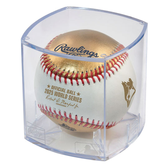 【予約販売】ローリングス 2025 ワールドシリーズ ドジャース vs ブルージェイズ 対戦球 記念ボール ケース付き WSBB25 MLB メジャーリーグ 硬式球 記念球 記念グッズ MLB 2025 Gold World Series Dueling Baseball rawlings