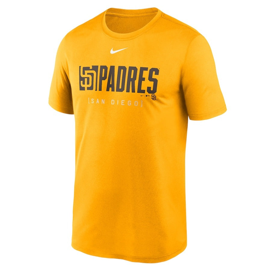 ナイキ サンディエゴ・パドレス 半袖 Tシャツ ノックアウト レジェンド San Diego Padres Nike Gold Knockout Legend T-Shirt メンズ NKGK-79Q-PYP-31H カジュアル 普段着 スポカジ スポーツウェア トレーニングウェア MLB メジャーリーグ グッズ 公式アイテム nike