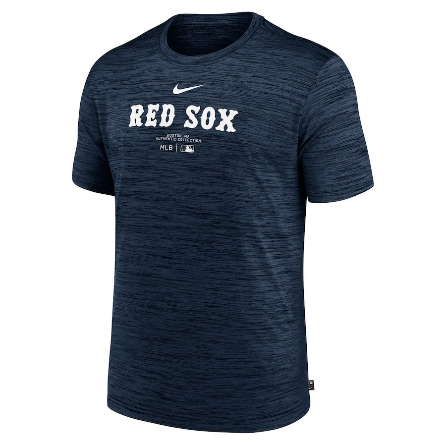 ナイキ ボストン・レッドソックス 半袖 Tシャツ ベースボールシャツ MLBオーセンティックコレクション Boston Red Sox Nike Navy Authentic Collection Velocity Performance Practice T-Shirt メンズ NKM5-44B-BQ-J37 スポーツウェア トレーニング メジャーリーグ