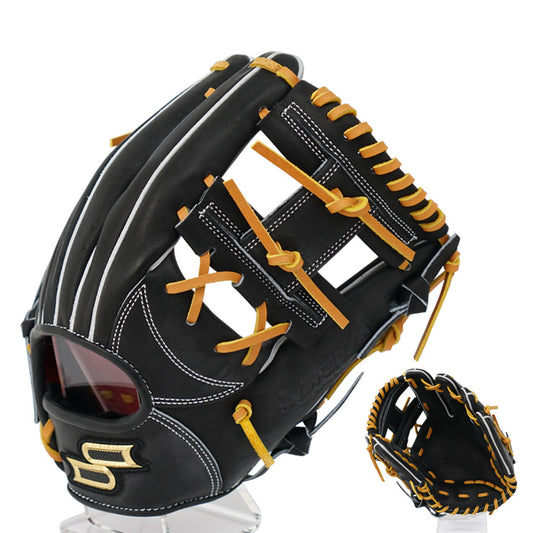 【2025モデル】SSK 硬式 グローブ グラブ 内野手用 プロエッジ アドヴァンスド サイズ5L 右投げ用 ブラック×タン 高校野球対応 AKB749 コスパ 硬式グローブ 硬式グラブ 硬式用 大人 一般 中学硬式 硬式野球 エスエスケイ