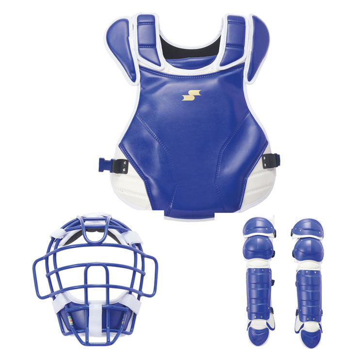 【2026モデル】SSK 一般軟式 ソフトボール キャッチャー防具 3点セット マスク プロテクター レガース 専用バッグ付き CGSET26NSF 軟式用 ソフト用 12インチ 捕手用 キャッチャー道具 キャッチャー用具 一式 大人 一般 草野球 JSBBマーク JSAマーク エスエスケイ