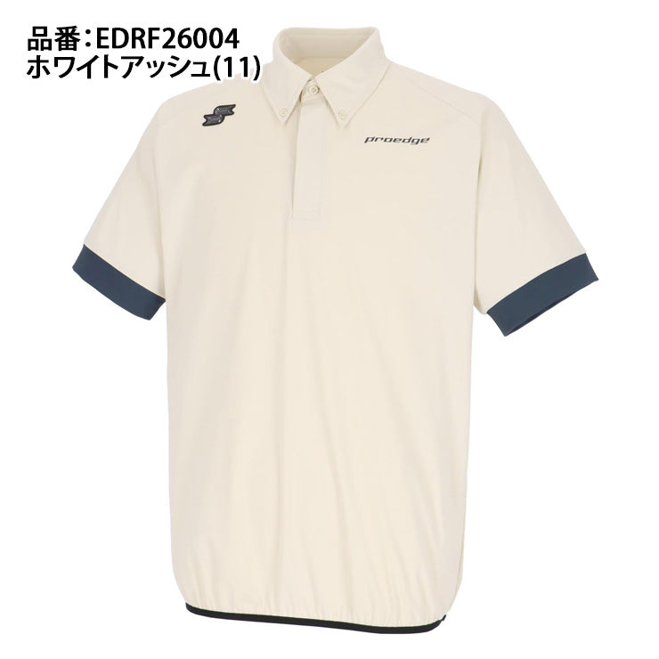 【2026モデル】SSK プロエッジ 接触冷感 半袖 ポロシャツ メンズ ユニセックス 春物 夏物 EDRF26004 スポーツウェア トレーニングウェア 夏用 春用 半袖シャツ ランニング ジョギング ジム 野球ウェア エスエスケイ 大きいサイズ
