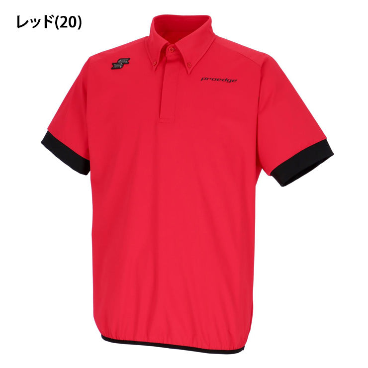 【2026モデル】SSK プロエッジ 接触冷感 半袖 ポロシャツ メンズ ユニセックス 春物 夏物 EDRF26004 スポーツウェア トレーニングウェア 夏用 春用 半袖シャツ ランニング ジョギング ジム 野球ウェア エスエスケイ 大きいサイズ