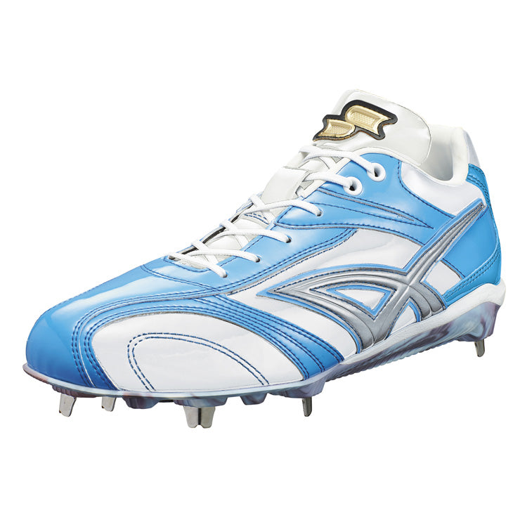 【2025モデル】SSK 野球 金具スパイク プロエッジ AG-FLB カラースパイク ESF3251FLB ローカット 大人 一般 草野球 金属スパイク ひも 紐 軽い 軽量 練習 試合 青 エスエスケイ