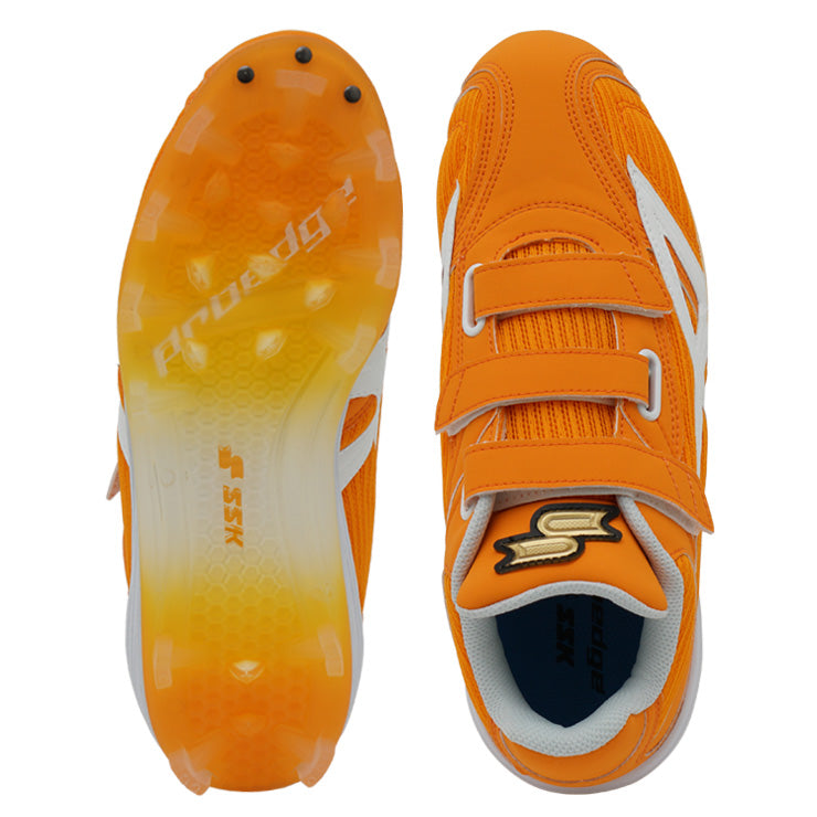 【2026モデル】SSK 野球 限定 ポイントスパイク マジックベルト プロエッジ グローロード IC ブロックソール カラースパイク ESF4260VCF ローカット 大人 一般 スタッドスパイク 3本ベルト 軽い 軽量 練習 試合 オレンジ ブルー エスエスケイ