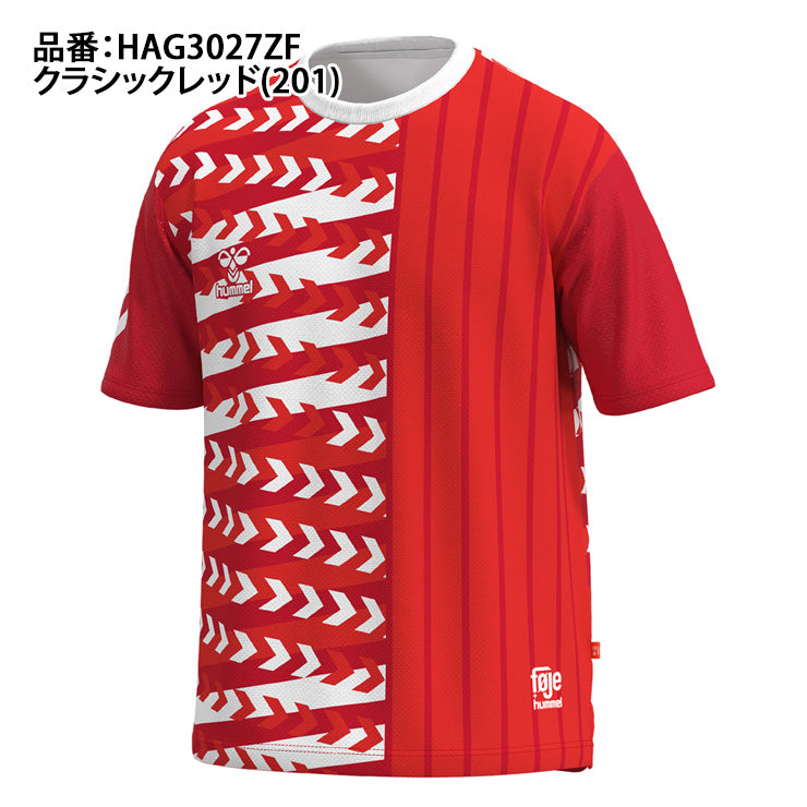 ヒュンメル 半袖 Tシャツ フォイエ シグネチャー ハーフスリーブ トップ メンズ ユニセックス HAG3027ZF スポーツウェア トレーニングウェア サッカー フットサル 大人 一般 hummel