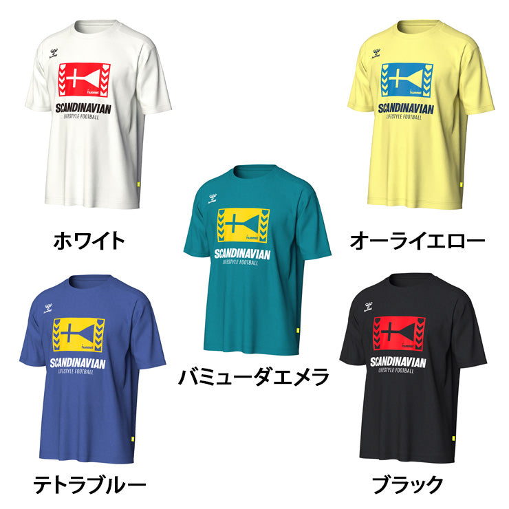 ヒュンメル 半袖 Tシャツ フォイエ シグネチャー TEE メンズ ユニセックス HAP4179ZF スポーツウェア トレーニングウェア サッカー フットサル 大人 一般 hummel