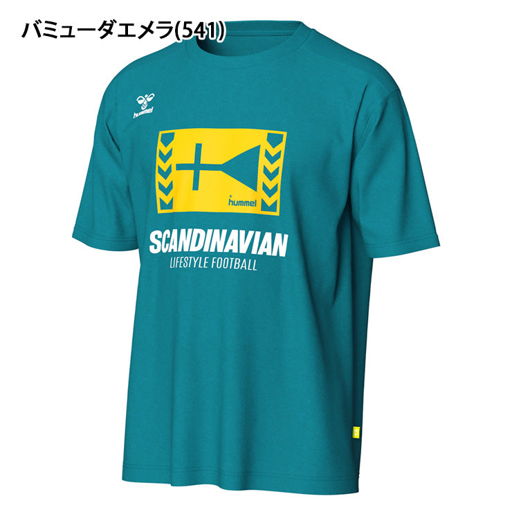 ヒュンメル 半袖 Tシャツ フォイエ シグネチャー TEE メンズ ユニセックス HAP4179ZF スポーツウェア トレーニングウェア サッカー フットサル 大人 一般 hummel