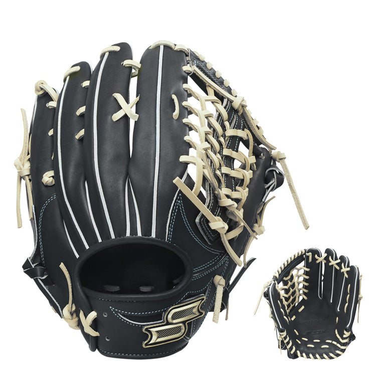 【2026モデル】SSK 硬式 グローブ グラブ 外野手用 プロエッジ サイズ8L 右投げ用 ブラック×キャメル 高校野球対応 PKW87426-9012 硬式グローブ 硬式グラブ 硬式用 大人 一般 中学硬式 硬式野球 エスエスケイ