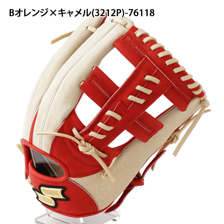 SSK 限定 軟式 グローブ グラブ 内野手用 矢野モデル ペイズリー柄 サイズ6L 右投げ用 一般用 SSGB76114 SSGB76118 クロスウェブ 内野用 軟式グローブ 軟式グラブ 軟式用 大人 一般 草野球 エスエスケイ