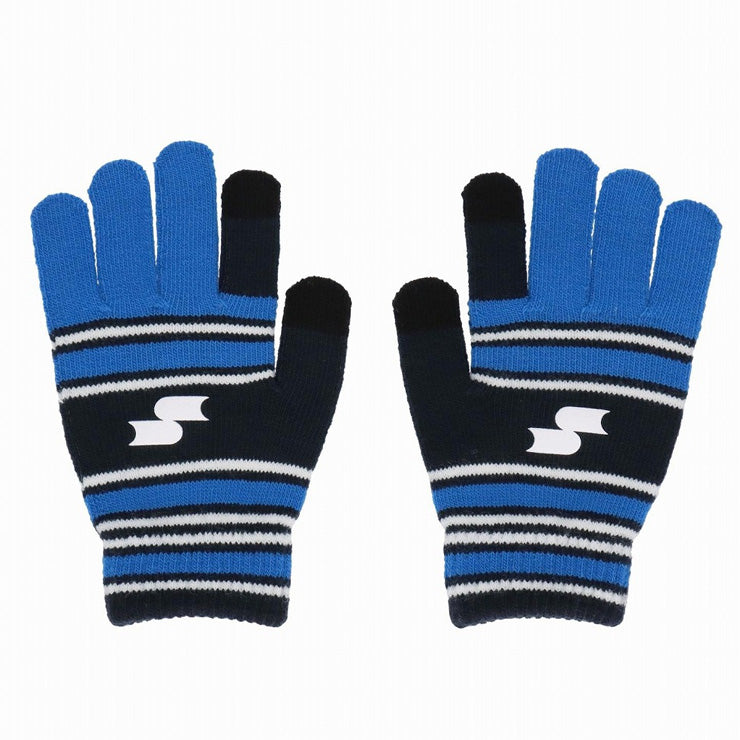 【2025モデル】SSK ジュニア用 ニット手袋 マジックグローブ 防寒 スマホ対応 冬用 YAE25119J 少年野球 こども キッズ Jr 子供 子ども 限定 あったかい 暖かい 温かい てぶくろ アクセサリー エスエスケイ