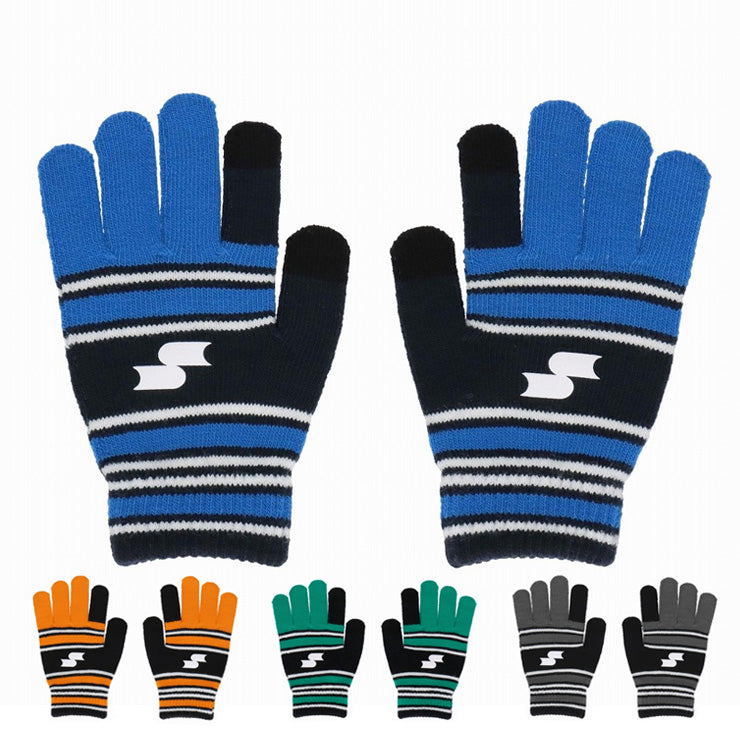 【2025モデル】SSK ジュニア用 ニット手袋 マジックグローブ 防寒 スマホ対応 冬用 YAE25119J 少年野球 こども キッズ Jr 子供 子ども 限定 あったかい 暖かい 温かい てぶくろ アクセサリー エスエスケイ