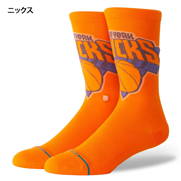 【2026モデル】STANCE スタンス クルーソックス バスケットボール NBA POSTERIZE 1足入り ブルズ ウォリアーズ レイカーズ ニックス すね丈 メンズ レディース ユニセックス A545D26PCH A545D26PGS A545D26PLA A545D26PNY スポーツソックス 靴下 大人 一般