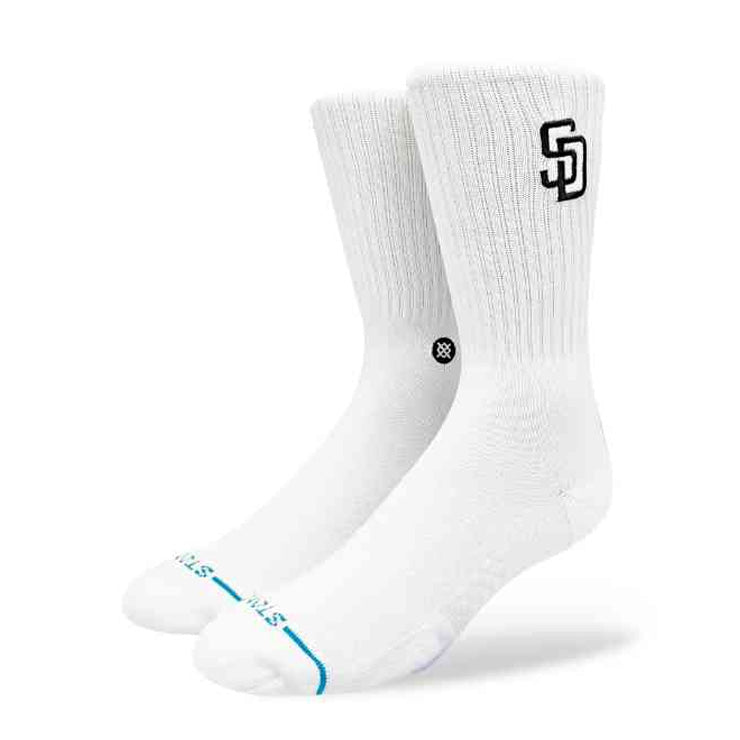 【2026モデル】STANCE スタンス クルーソックス MLB CREST 1足入り ドジャース パドレス ヤンキース ホワイトソックス すね丈 メンズ レディース ユニセックス A556C25LAD A556C25SDP A55625NYY A556A26CHW 野球 スポーツソックス 靴下 大人 一般