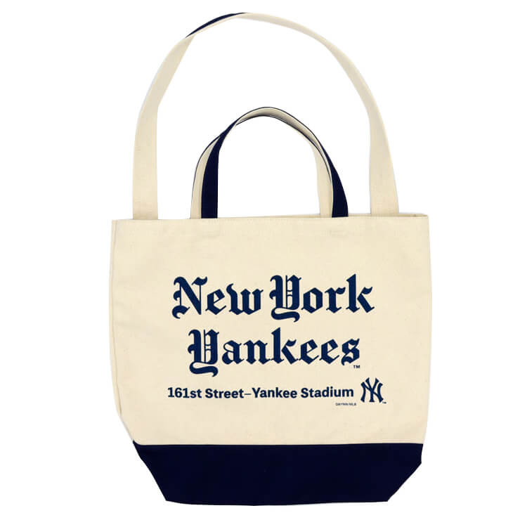 INFIELDER DESIGN×MLB トートバッグ MLB OLD ENGLISH WFM TOTE MLB-168 ヤンキース メッツ –  Baseball Park STAND IN 公式サイト