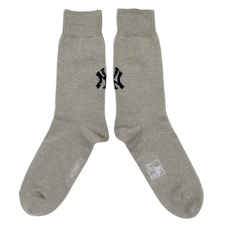 MLB×ROSTER SOX ロスターソックス MLB by X クルーソックス 1足入り メジャーリーグ ロゴ 靴下 MLB-190 ヤンキース ドジャース メンズ レディース ユニセックス スポーツソックス 野球 ランニング トレーニング カジュアル 普段遣い