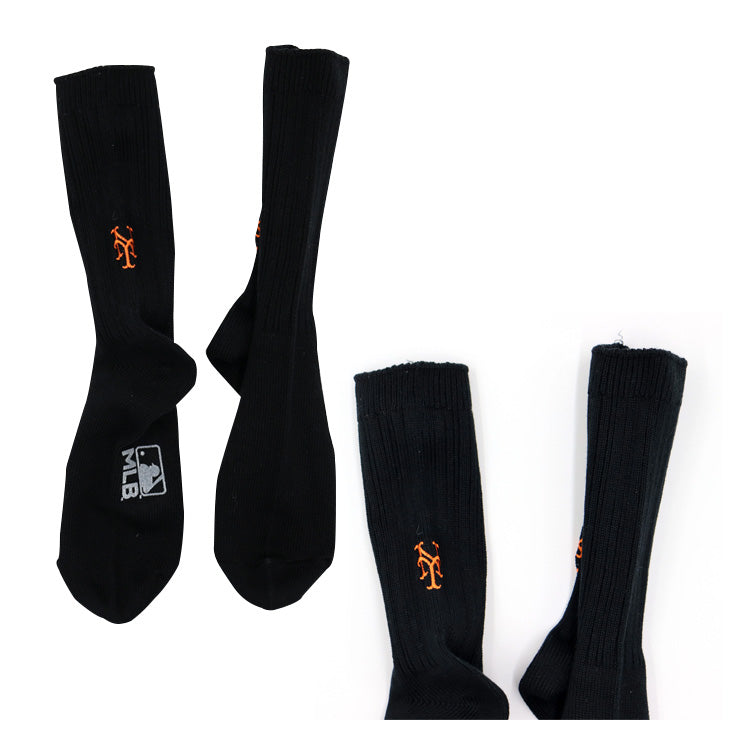 MLB×ROSTER SOX ロスターソックス MLB RIB SOCKS クルーソックス 1足入り メジャーリーグ ロゴ 靴下 MLB-197 ヤンキース ドジャース レッドソックス メッツ メンズ レディース ユニセックス スポーツソックス 野球 ランニング トレーニング カジュアル 普段遣い