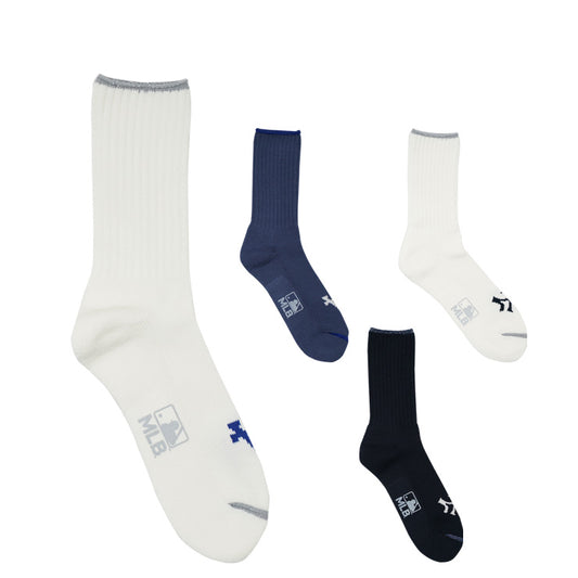 MLB×ROSTER SOX ロスターソックス MLB 96 SOCKS クルーソックス 1足入り メジャーリーグ ドジャース ヤンキース ロゴ 靴下 MLB-270 メンズ レディース ユニセックス スポーツソックス 野球 ランニング トレーニング カジュアル 普段遣い