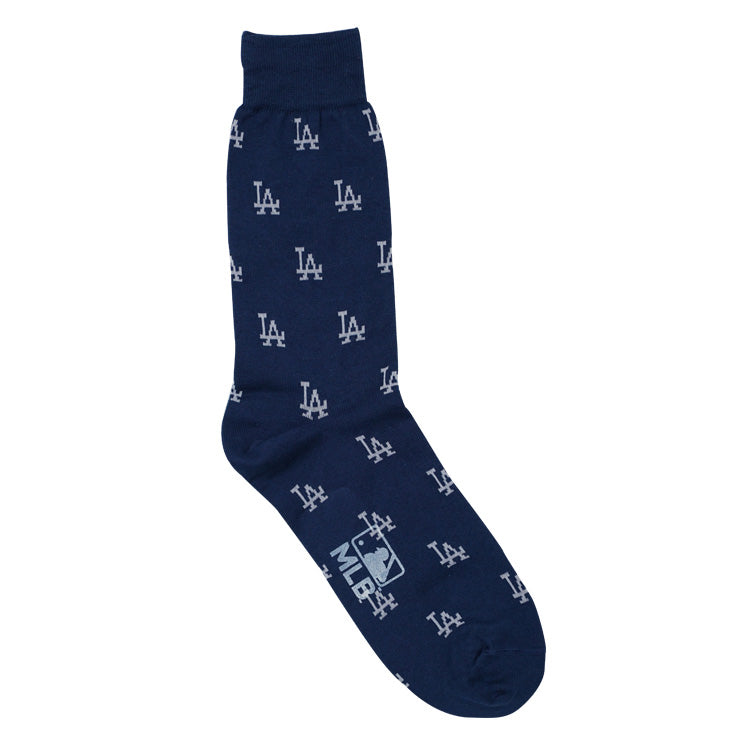 MLB×ROSTER SOX ロスターソックス 200 MLB MONO SOCKS クルーソックス 1足入り メジャーリーグ ドジャース ヤンキース ロゴ 靴下 MLB-271 総柄 メンズ レディース ユニセックス スポーツソックス 野球 ランニング トレーニング カジュアル 普段遣い