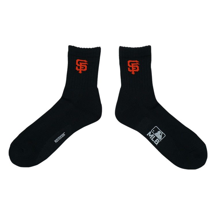 MLB×ROSTER SOX ロスターソックス MID MLB SOCKS ショートソックス 1足入り メジャーリーグ ロゴ 靴下 MLB-288 アンクルソックス ヤンキース ドジャース メッツ メンズ レディース ユニセックス スポーツソックス ランニング トレーニング カジュアル 普段遣い