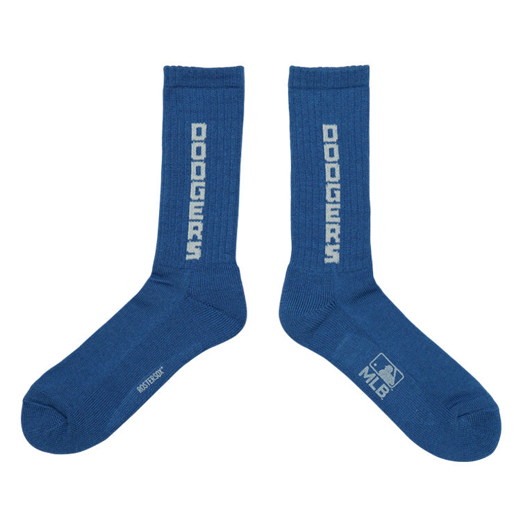 MLB×ROSTER SOX ロスターソックス LOGO MLB SOX クルーソックス 1足入り メジャーリーグ ロゴ 靴下 MLB-289 ヤンキース ドジャース ジャイアンツ メンズ レディース ユニセックス スポーツソックス 野球 ランニング トレーニング カジュアル 普段遣い