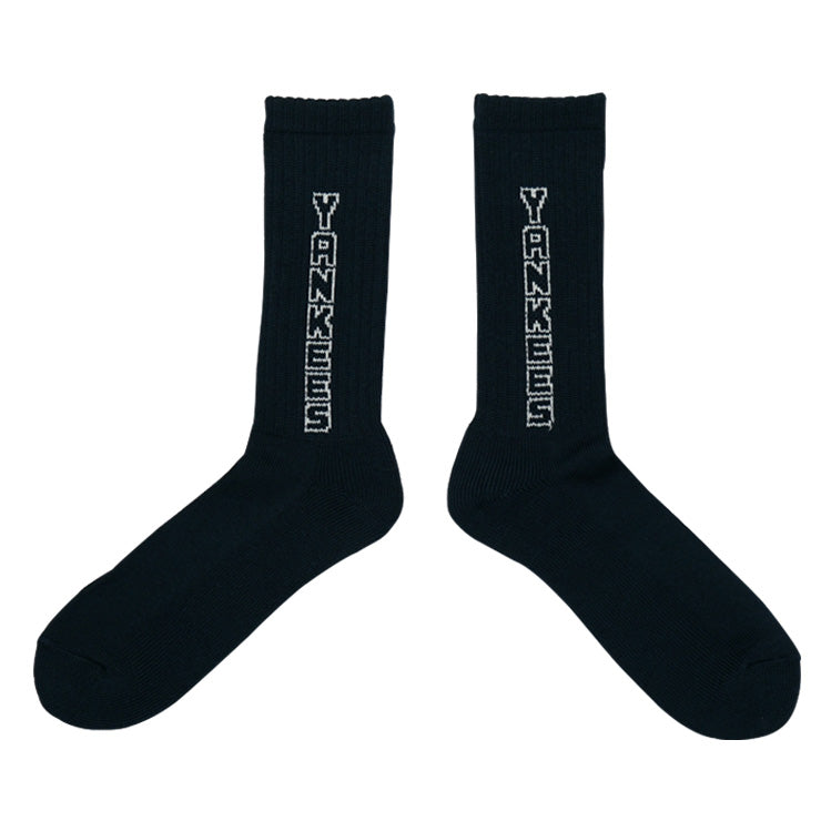 MLB×ROSTER SOX ロスターソックス LOGO MLB SOX クルーソックス 1足入り メジャーリーグ ロゴ 靴下 MLB-289 ヤンキース ドジャース ジャイアンツ メンズ レディース ユニセックス スポーツソックス 野球 ランニング トレーニング カジュアル 普段遣い