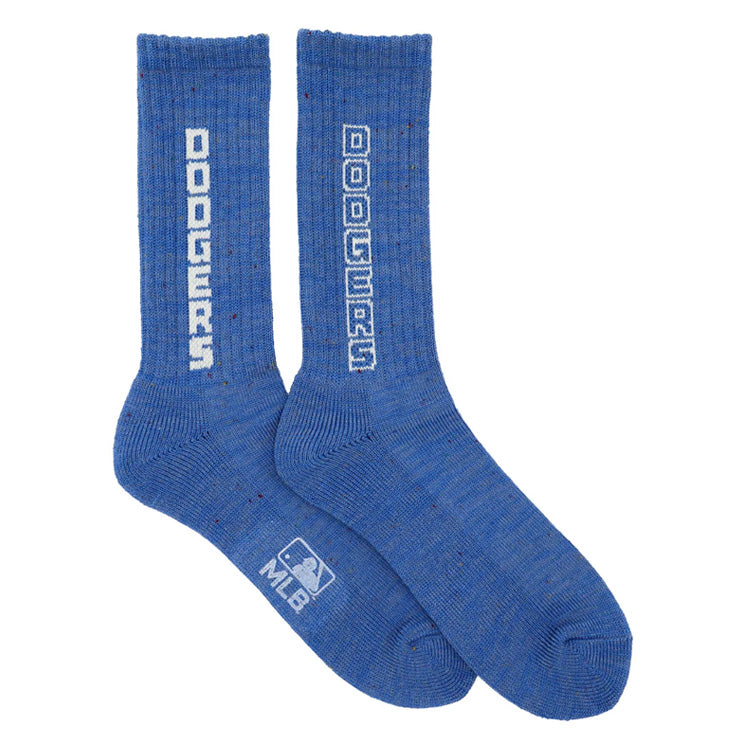 MLB×ROSTER SOX ロスターソックス MLB NEP LOGO SOCKS クルーソックス 1足入り メジャーリーグ ロゴ 靴下 MLB-294 ヤンキース ドジャース ジャイアンツ メンズ レディース ユニセックス スポーツソックス 野球 ランニング トレーニング カジュアル 普段遣い